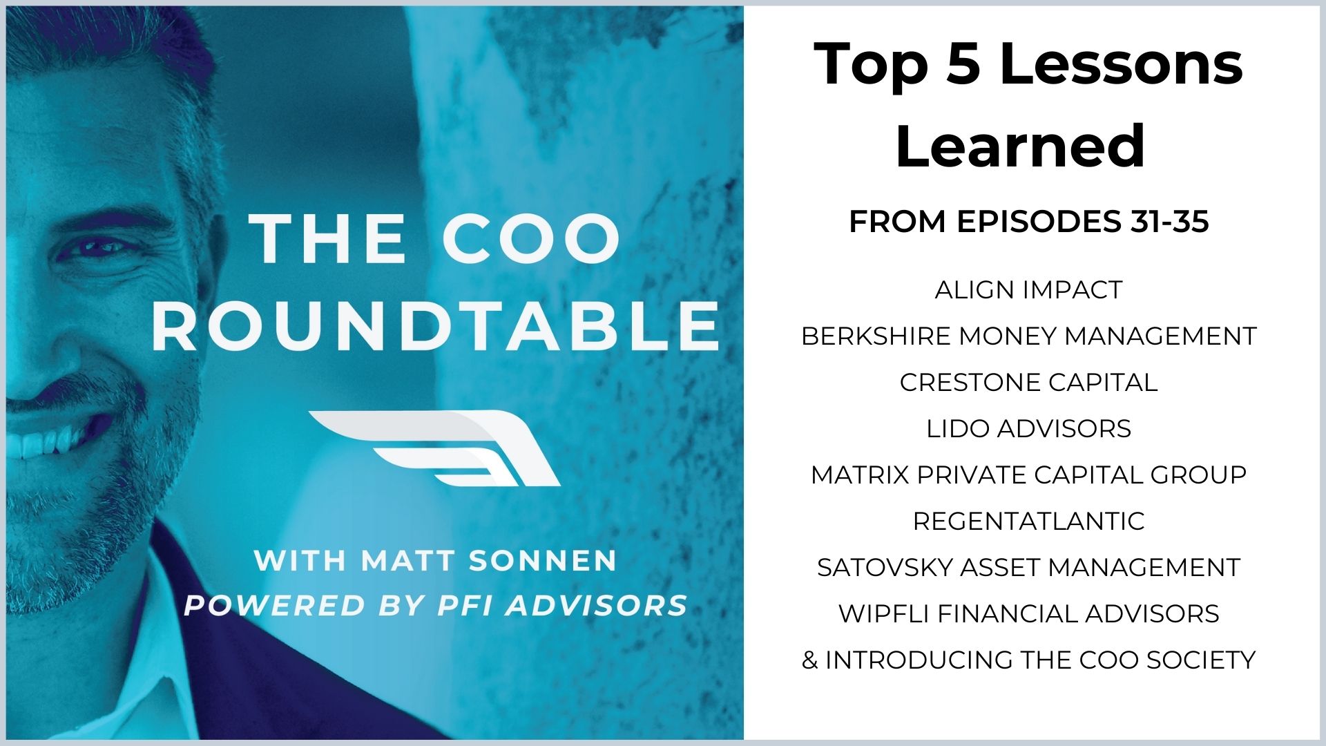 Top 5 Lessons Learned from Episodes  31-35 of The COO Roundtable